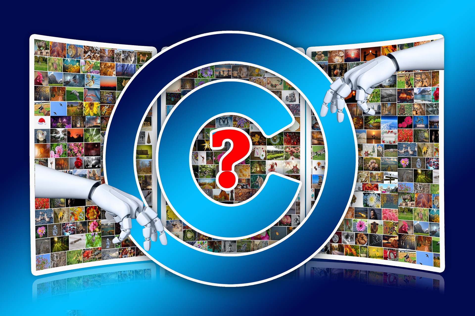 Image of copyright for AI content